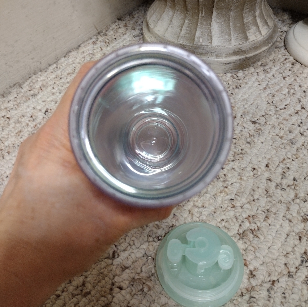 Starbucks Iridescent Pink Travel Coffee Tumbler With Siren Design And Mint Lid - Picture 6 of 8